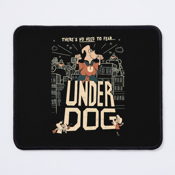 Item preview, There Is No Need To Fear Underdog Retro Poster designed and sold by Moonpaw-Whimsy.