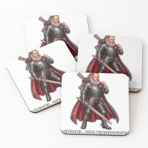 Item preview, Miguel de Cervantes – The Literary Knight designed and sold by Write-N-Fight.