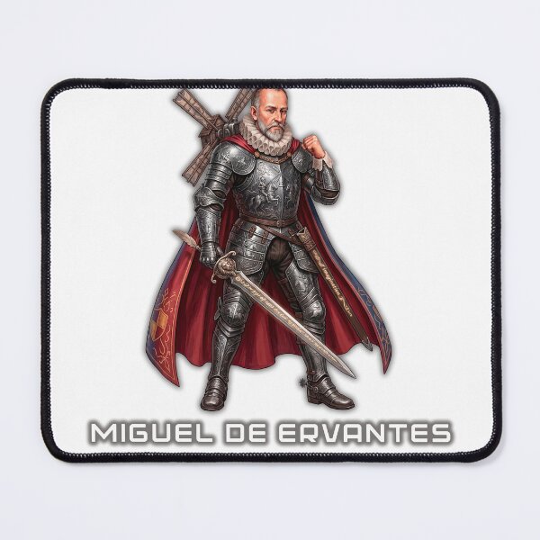 Item preview, Miguel de Cervantes – The Literary Knight designed and sold by Write-N-Fight.