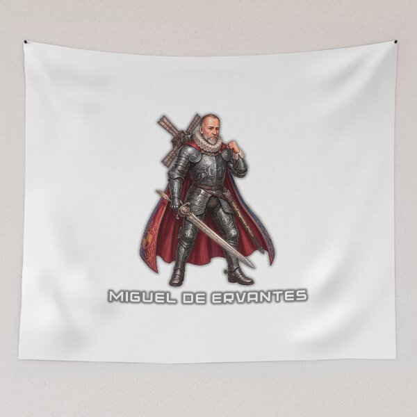 Item preview, Miguel de Cervantes – The Literary Knight designed and sold by Write-N-Fight.