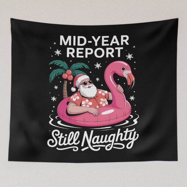 Item preview, Christmas in July - Mid Year Report Still Naughty - Santa designed and sold by SapfireStuArt.