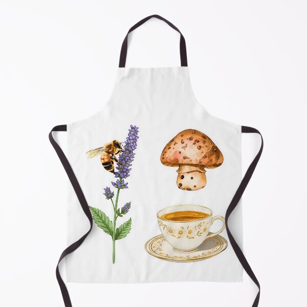Item preview, Aesthetic Cottage core Sticker Pack with Bee, Mushroom & Tea Cup designed and sold by Kavya Art.
