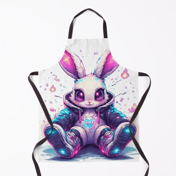 Item preview, Kawaii Neon Bunny by NegarTvDesigns designed and sold by NegarTv Designs.