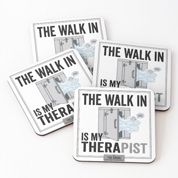 Item preview, Walk In Therapist Funny Kitchen Cooler - Restaurant Humor T-Shirt designed and sold by BrewChef.