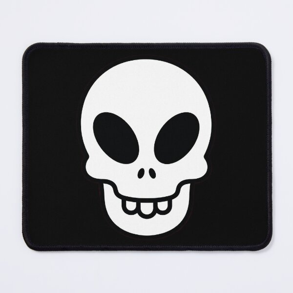 Item preview, Minimalist Cute Alien Skull Illustration designed and sold by seven things shop.
