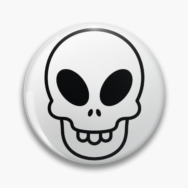 Item preview, Minimalist Cute Alien Skull Illustration designed and sold by seven things shop.