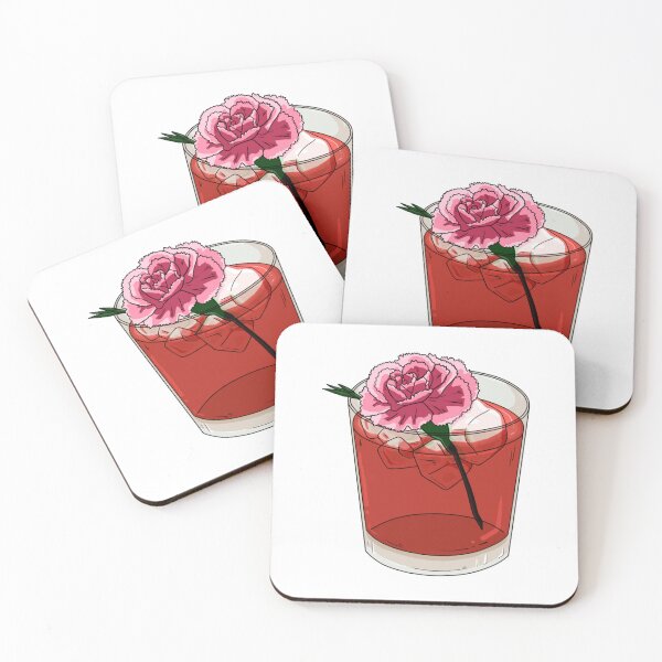Item preview, Crimson Carnation Floating In Velvet Silence designed and sold by ShophiaCrafts.