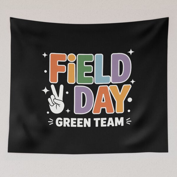 Item preview, Field Day Green Team for Teacher Kids Field Day Games designed and sold by SapfireStuArt.