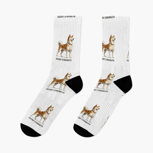 Item preview, Silent Strength Shiba Inu Dog Minimalist Powerful Quote Design Gift for Dog Lovers designed and sold by ArtByTripti.