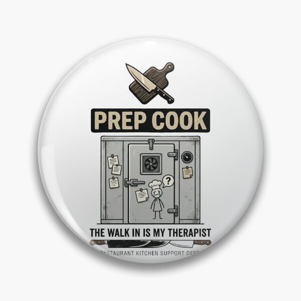 Item preview, The Walk In Is My Therapist - Funny Chef & Line Cook Graphic Tee designed and sold by BrewChef.