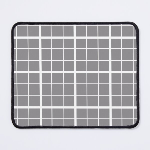 Item preview, Grey and White Grid Windowpane Check Design  designed and sold by PatternTitan.