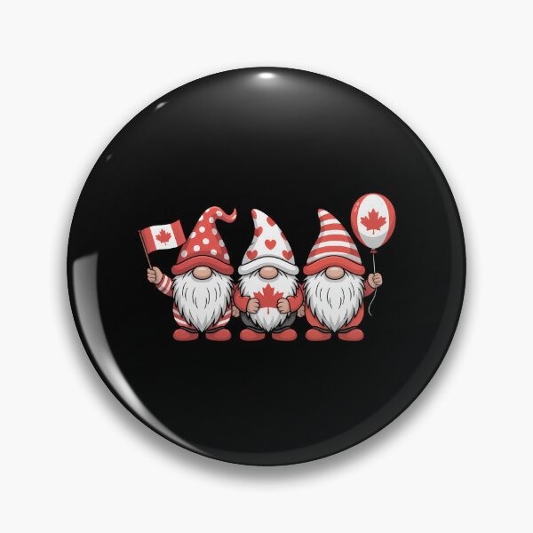 Item preview, Gnomies Canada Maple Leaf Canadian Flag Canada Day Gnome designed and sold by sailorjessiArt.