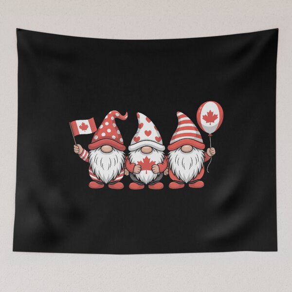 Item preview, Gnomies Canada Maple Leaf Canadian Flag Canada Day Gnome designed and sold by sailorjessiArt.