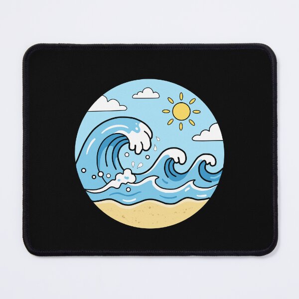 Item preview, Ocean Blue Waves  designed and sold by Senthamizh.