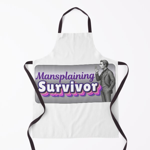 Item preview, Mansplaining Survivor — Funny Feminist Sticker & Gift designed and sold by DonnaRaine.