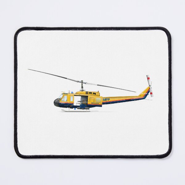 Item preview, Bell UH-1H MFP Enforcer Gunship designed and sold by Grubby Fingers Aircraft Illustration.