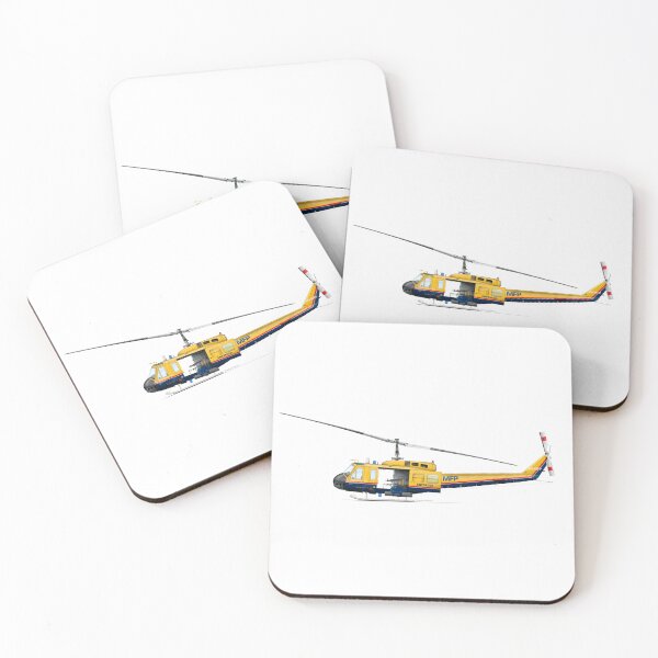 Item preview, Bell UH-1H MFP Enforcer Gunship designed and sold by Grubby Fingers Aircraft Illustration.