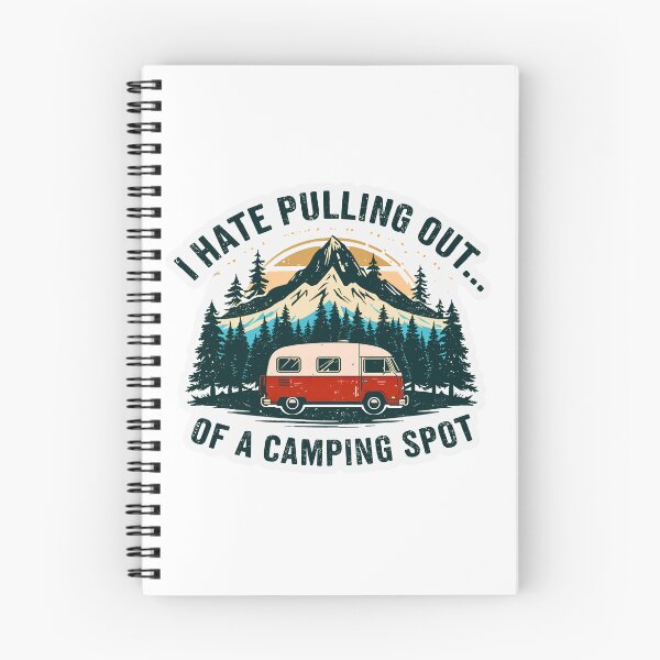 Item preview, Funny Camping Sticker – I Hate Pulling Out of a Camping Spot designed and sold by Kavya Art.