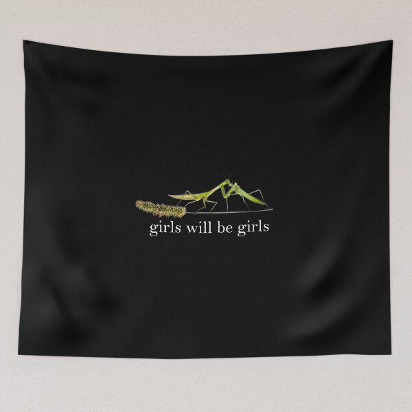 Item preview, Vintage Girls Will Be Girls Praying Mantis designed and sold by aridawstrusbbyg.