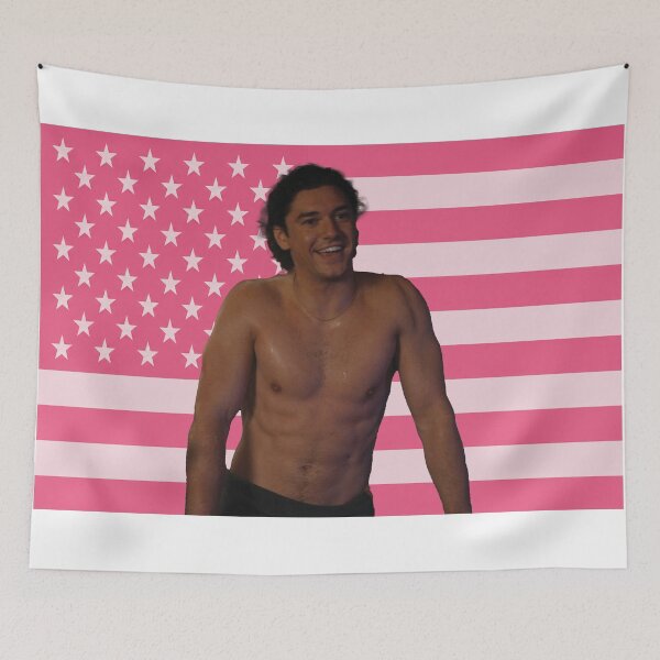 Item preview, Garrett Graham pink American flag designed and sold by sparkfavs.