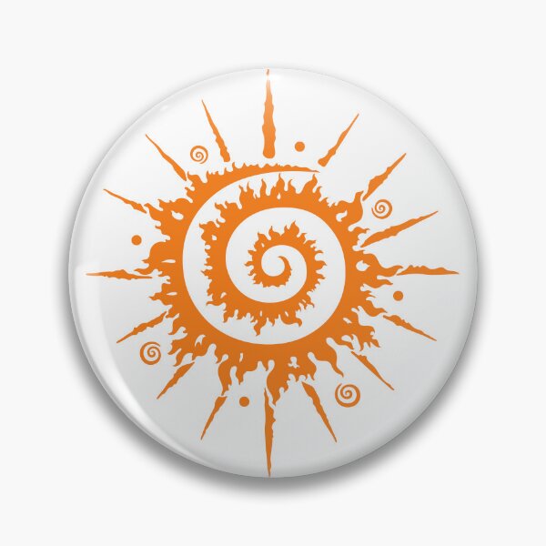 Item preview, Midsummer Sun Spiral Tribal Boho Art designed and sold by Christine Krahl.
