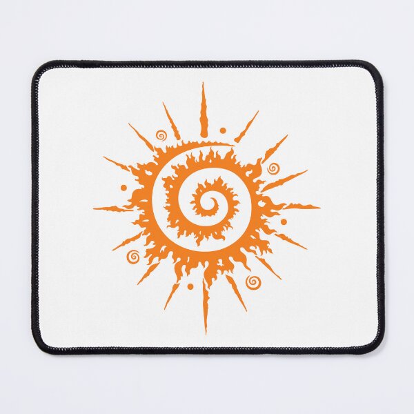 Item preview, Midsummer Sun Spiral Tribal Boho Art designed and sold by Christine Krahl.