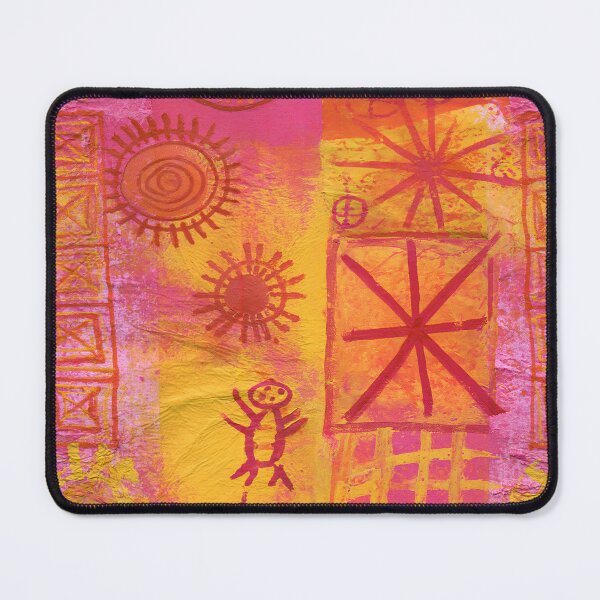 Item preview, Reaching for Stars – Tribal Sun and Spirit Art designed and sold by helgekerler.