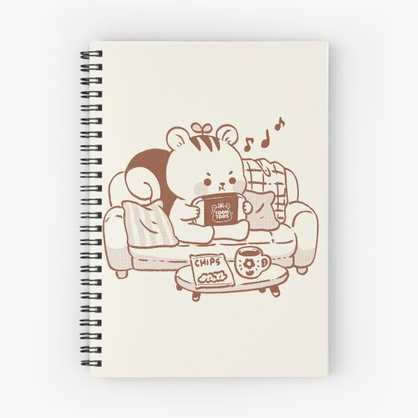 Item preview, Cute Cozy Gaming Squirrel Illustration designed and sold by ToonToos.