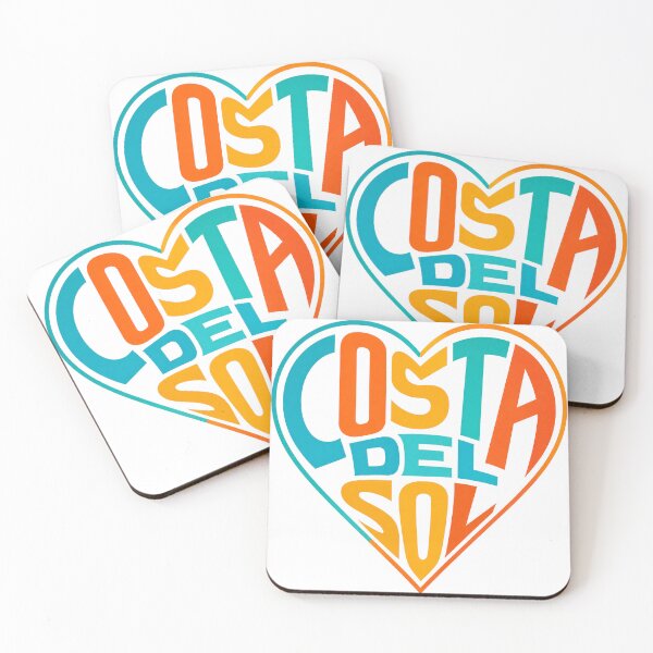 Item preview, Copy of Vibrant Costa Del Sol Heart Graphic Design designed and sold by Beyond Destinations.