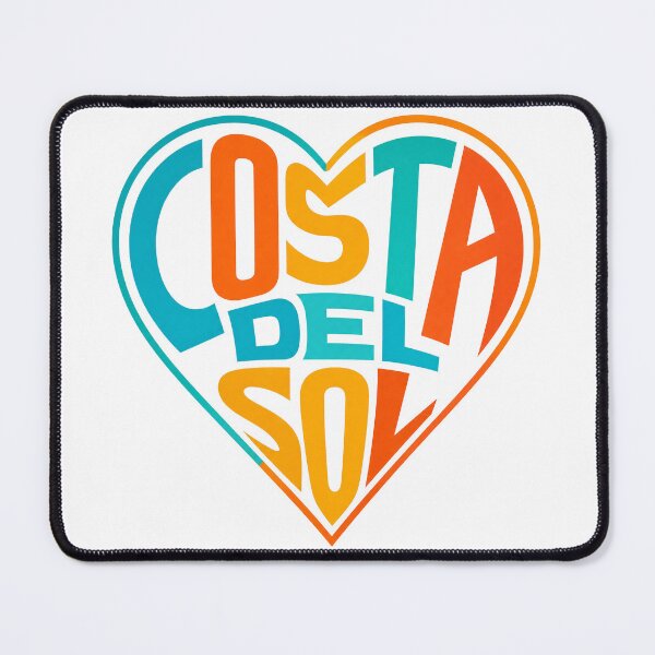 Item preview, Copy of Vibrant Costa Del Sol Heart Graphic Design designed and sold by Beyond Destinations.