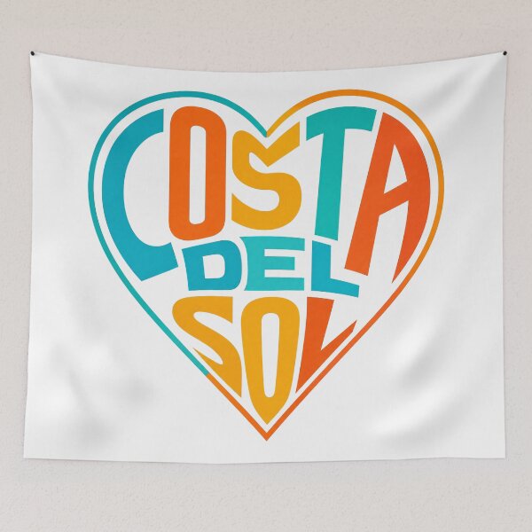 Item preview, Copy of Vibrant Costa Del Sol Heart Graphic Design designed and sold by Beyond Destinations.