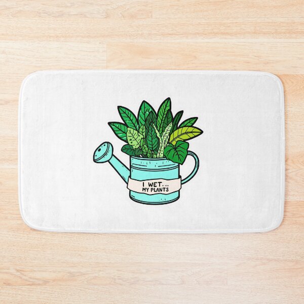 Item preview, Funny Plant Lover Sticker – I Wet My Plants designed and sold by Kavya Art.