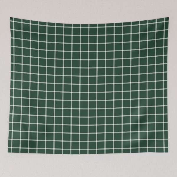 Item preview, Forest Green And White Mini Gingham Pattern designed and sold by pattern-archive.