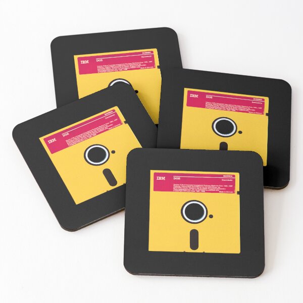 Item preview, 5.25" Floppy Disk yellow w. label designed and sold by deep-sea-birds.