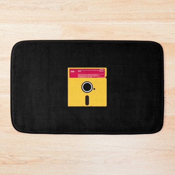 Item preview, 5.25" Floppy Disk yellow w. label designed and sold by deep-sea-birds.