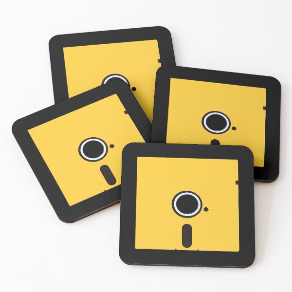 Item preview, 5.25" Floppy Disk yellow designed and sold by deep-sea-birds.