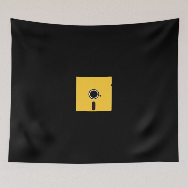 Item preview, 5.25" Floppy Disk yellow designed and sold by deep-sea-birds.