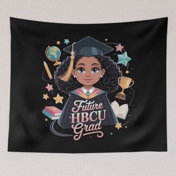 Item preview, Future HBCU Grad Black Girl Kids Graduation HBCU Graduate designed and sold by sailorjessiArt.