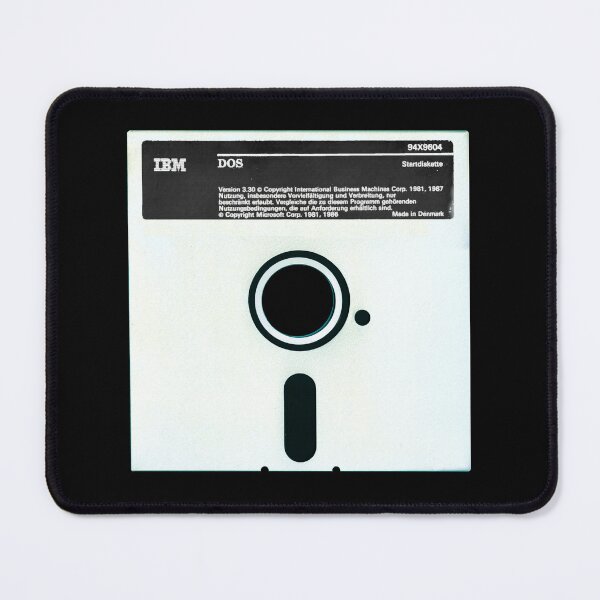 Item preview, 5.25" Floppy Disk white w. label designed and sold by deep-sea-birds.