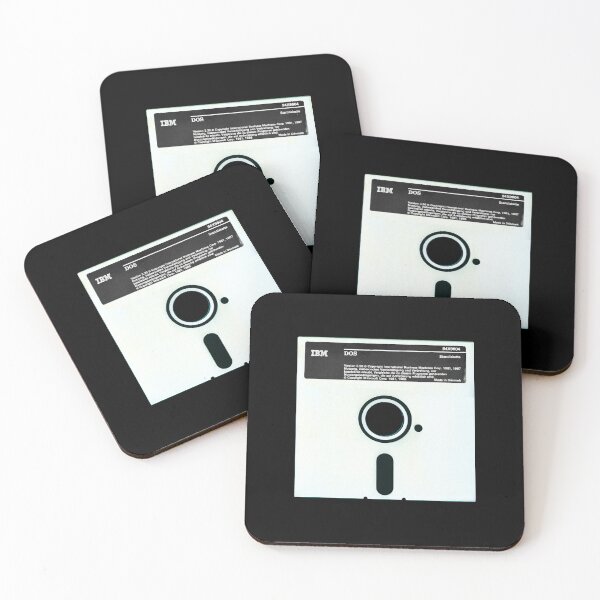 Item preview, 5.25" Floppy Disk white w. label designed and sold by deep-sea-birds.