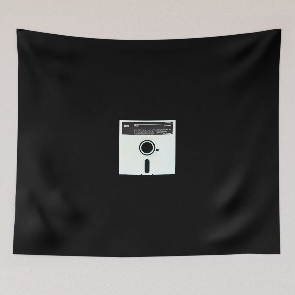 Item preview, 5.25" Floppy Disk white w. label designed and sold by deep-sea-birds.
