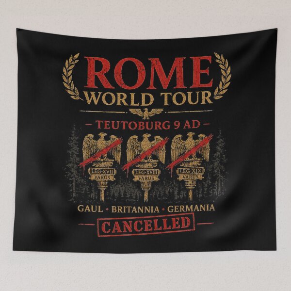 Item preview, Rome World Tour Teutoburg 9 AD designed and sold by Retr0Tshirts.