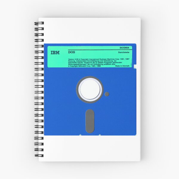 Item preview, 5.25" Floppy Disk blue w. label designed and sold by deep-sea-birds.