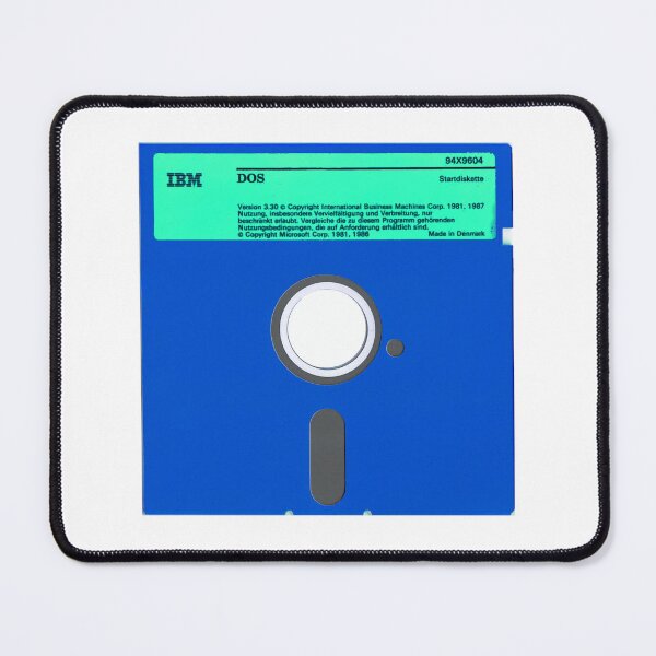 Item preview, 5.25" Floppy Disk blue w. label designed and sold by deep-sea-birds.