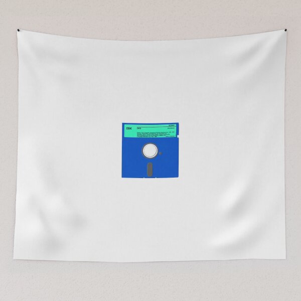 Item preview, 5.25" Floppy Disk blue w. label designed and sold by deep-sea-birds.