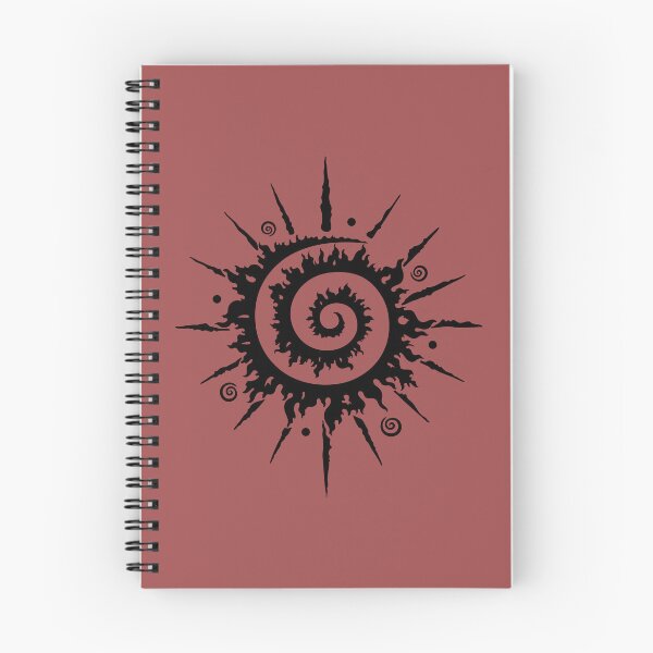Item preview, Midsummer Sun Spiral Tribal Boho Art designed and sold by Christine Krahl.