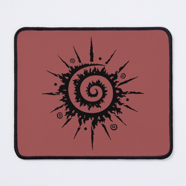Item preview, Midsummer Sun Spiral Tribal Boho Art designed and sold by Christine Krahl.