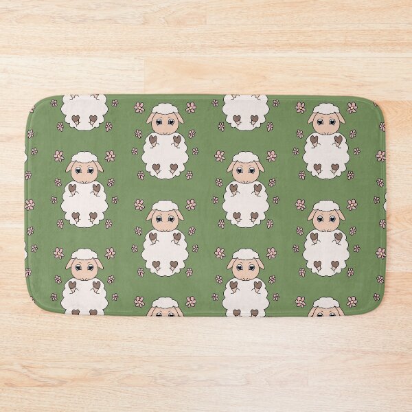 Item preview, Cute Sheep Lying Among Flowers designed and sold by HugSomeNettles.
