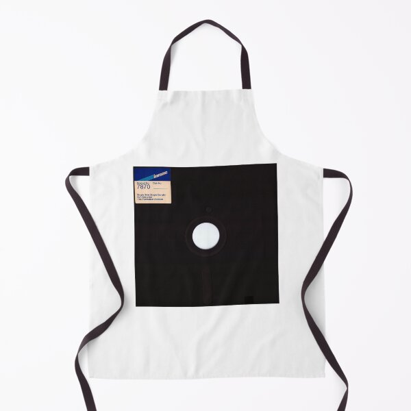 Item preview, 8" Floppy Disk black w. label designed and sold by deep-sea-birds.