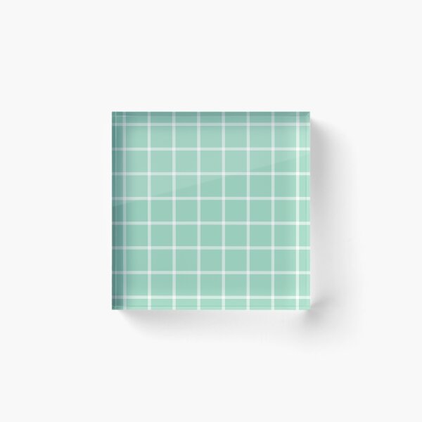 Item preview, Mint And White Mini Gingham Pattern designed and sold by pattern-archive.